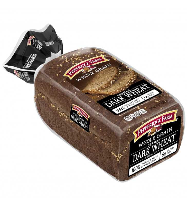 Pepperidge Farm Whole Grain German Dark Wheat Bread, 24 Oz. Bag