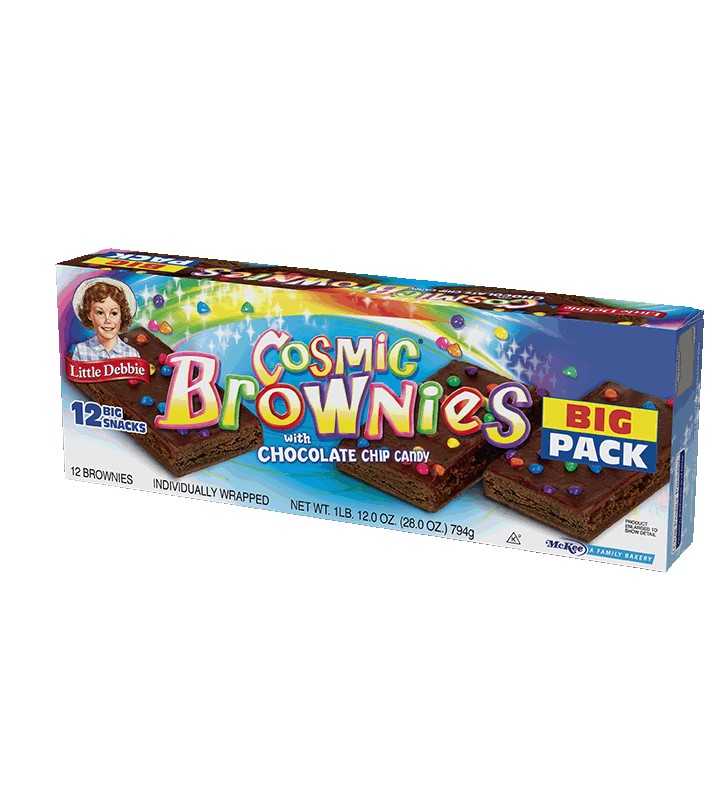 Little Debbie Big Pack Cosmic Brownies with Chocolate Chip Candy - 12 CT