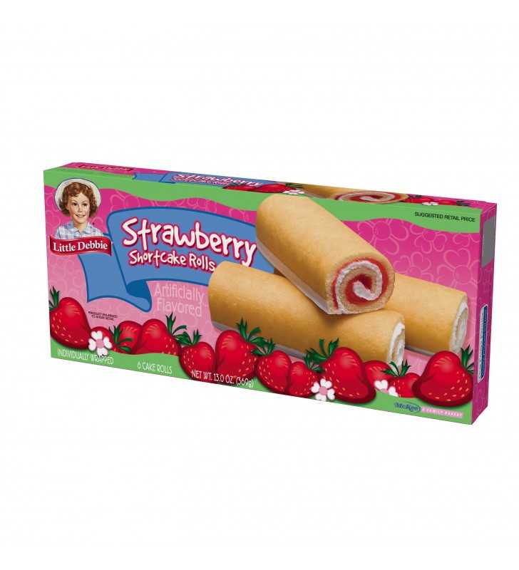 Little Debbie Strawberry Shortcake Rolls, 6 ct, 13.0 oz