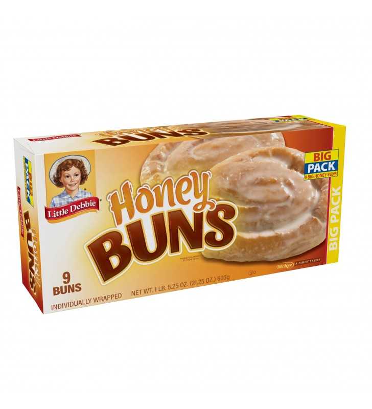 Little Debbie Honey Buns, 9 ct, 21.25 oz