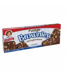 Little Debbie Fudge Brownies, 6 ct, 13.0 oz