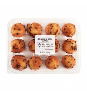 Freshness Guaranteed Mini Chocolate Chip Muffins , 12 oz, 12 Count