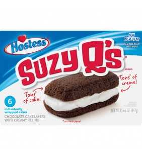 Hostess Chocolate Suzy Q’s, 6 count, 15.66 oz