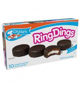 Hostess Chocolate Ding Dongs Snack Cakes - 12.70 oz, 10 Count