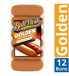 Ball Park Golden Hot Dog Buns, 12 count, 20 oz
