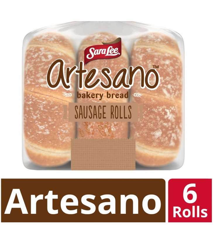Sara Lee Artesano Bakery Sausage Buns, 6 count, 15 oz