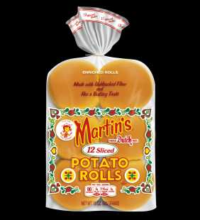 Martin'S Sliced Potato Rolls Made With Non-Gmo Ingredients, Bag Of 12