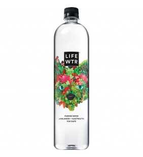 LIFEWTR, Purified Water, pH Balanced with Electrolytes For Taste, 1 Liter Bottle (Packaging May Vary)
