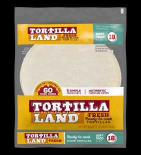 TortillaLand® Soft Flour Tortillas, Medium
