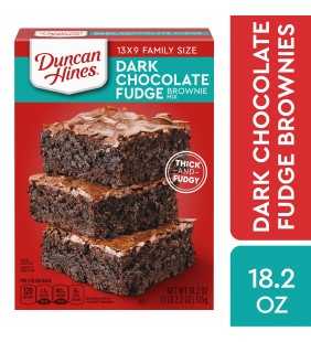 Duncan Hines Dark Chocolate Fudge Brownies Brownie Mix 18.2 oz