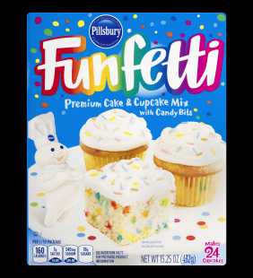 Pillsbury Funfetti Cake Mix with Candy Bits, 15.25 oz