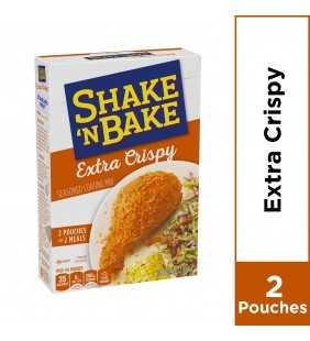 Kraft Shake 'N Bake Extra Crispy Seasoned Coating Mix, 2 ct - Pouches, 5.0 oz Box