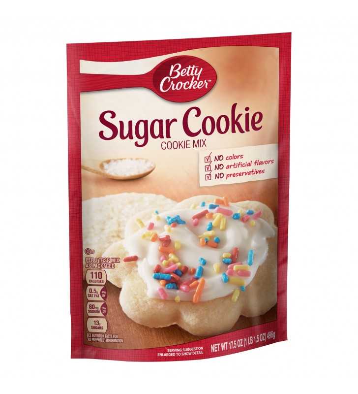 Betty Crocker Baking Mix, Sugar Cookie, 17.5 oz Pouch