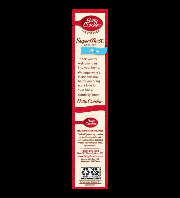Betty Crocker Super Moist White Cake Mix, 16.25 oz
