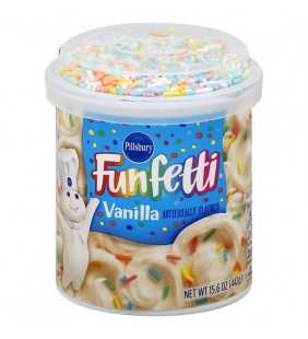 Pillsbury Funfetti Vanilla With Candy Bits Frosting, 15.6 oz