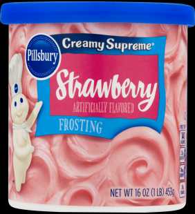 Pillsbury Creamy Supreme Strawberry Flavored Frosting, 16 Oz