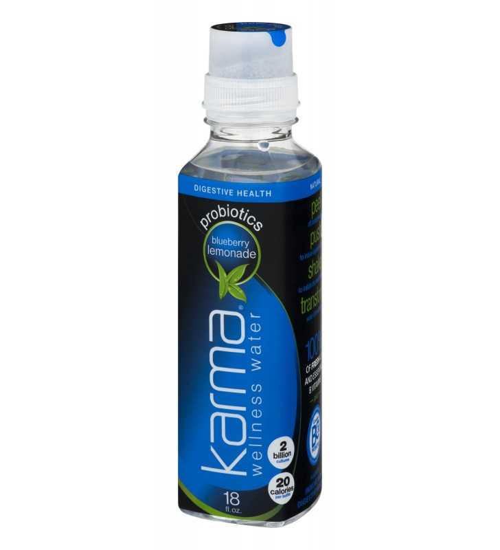 Karma Probiotics Wellness Water Blueberry Lemonade