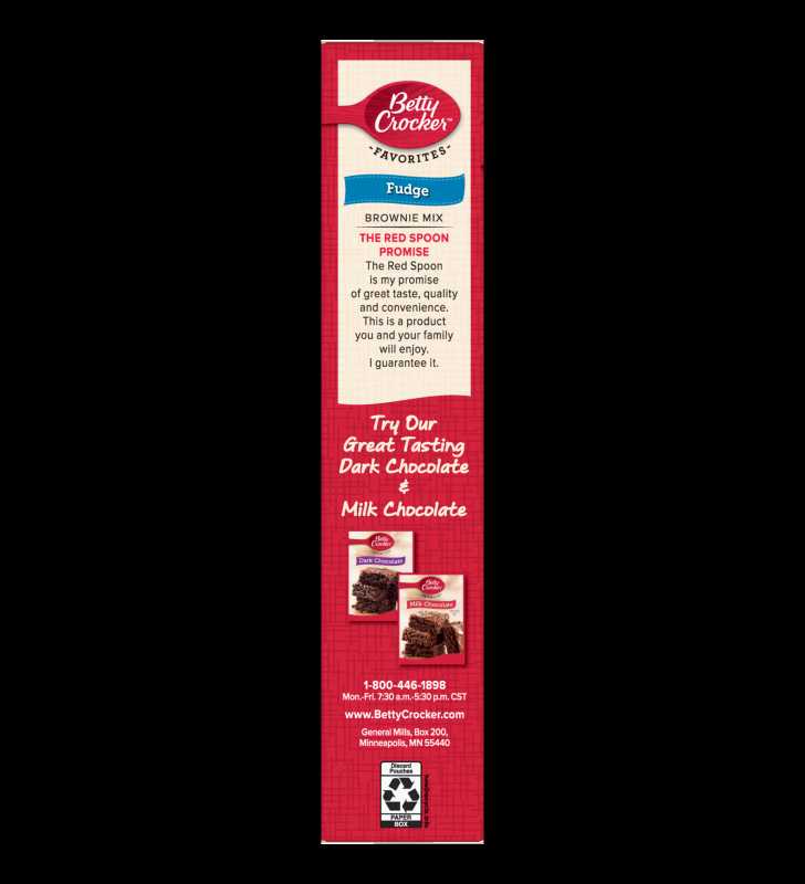 Betty Crocker Fudge Brownie Mix Family Size 18.3oz. (Pack of 4)