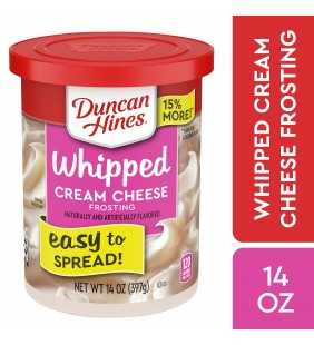Duncan Hines Whipped Cream Cheese Frosting, 14 OZ