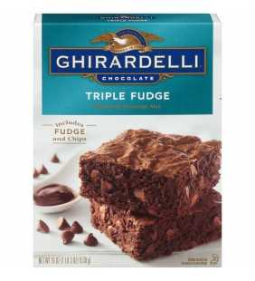 Ghirardelli® Chocolate Triple Fudge Premium Brownie Mix 19 oz. Box
