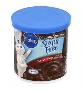 Pillsbury Creamy Supreme Sugar Free Chocolate Fudge Frosting, 15 oz