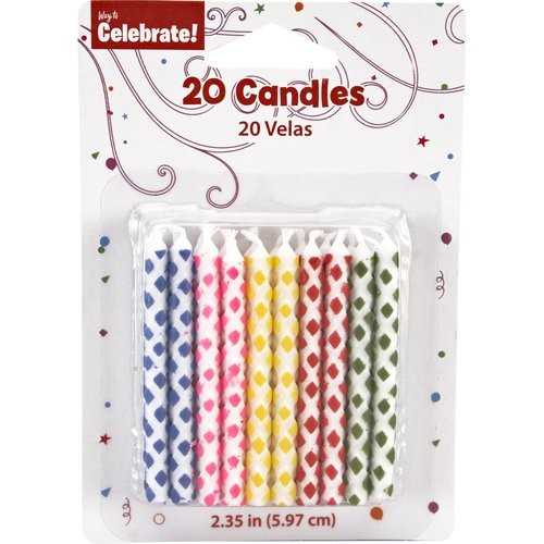 Way to Celebrate Solid Diamond Candles