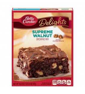Betty Crocker Delights Brownie Mix Supreme Walnut, 16.5 oz