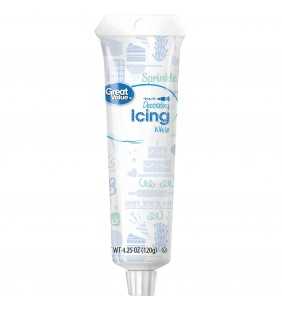 Great Value White Decorating Icing, 4.25 oz