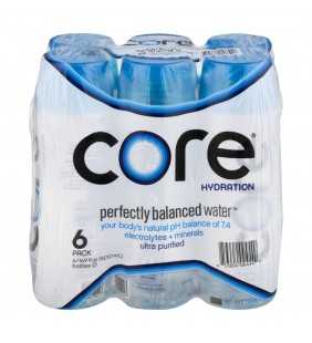 Core Hydration Ultra Purified Perfectly Balanced Water, 16.9 Fl. Oz., 6 Count