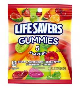 Life Savers 5 Flavors Gummies Candy Bag, 3.6 ounce