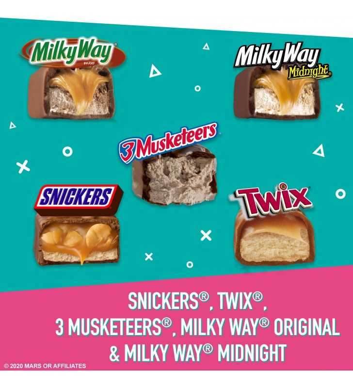 Snickers, Twix, Milky Way, Musketeers Assorted Chocolate, 59% OFF