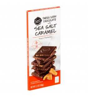 Sam's Choice Swiss Dark Chocolate with Sea Salt Caramel, 3.5 oz