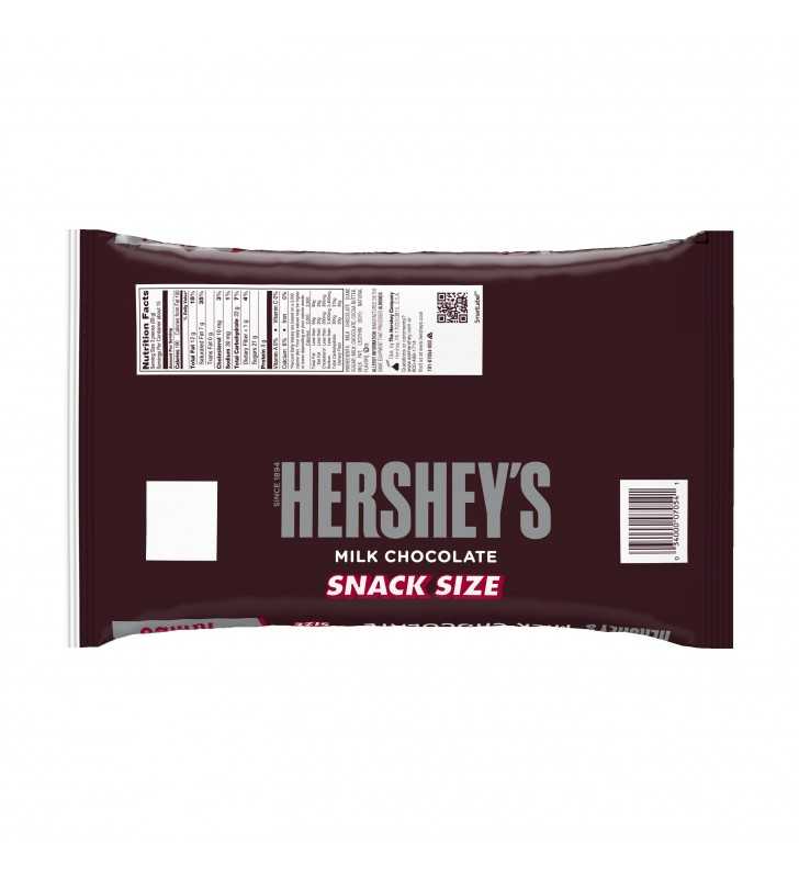 Hershey's Milk Chocolate, Snack Size, Jumbo Bag - 19.8 oz