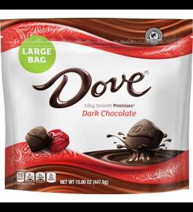DOVE PROMISES Dark Chocolate Candy Bag, 15.8 oz