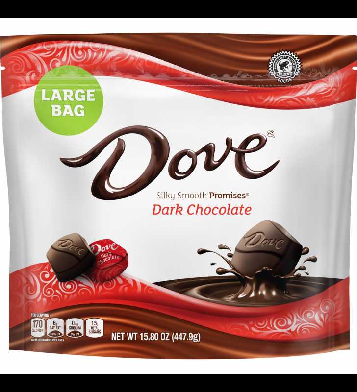 DOVE PROMISES Dark Chocolate Candy Bag, 15.8 oz