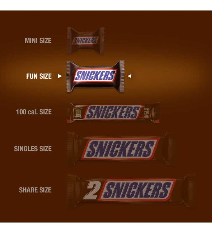 SNICKERS Fun Size Chocolate Candy Bars, 20.77 Ounce Bag