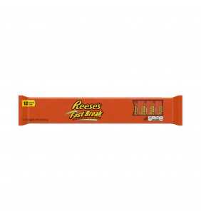 Reese's Fast Break Peanut Butter & Nougats Milk Chocolate Candy, 6.6 Oz., 12 Count