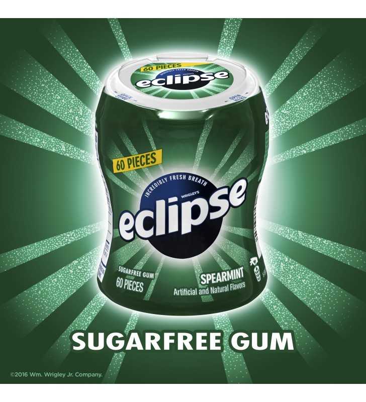 Eclipse ECLIPSE Spearmint Sugar Free Chewing Gum Bulk Pack, 60 ct Bottle