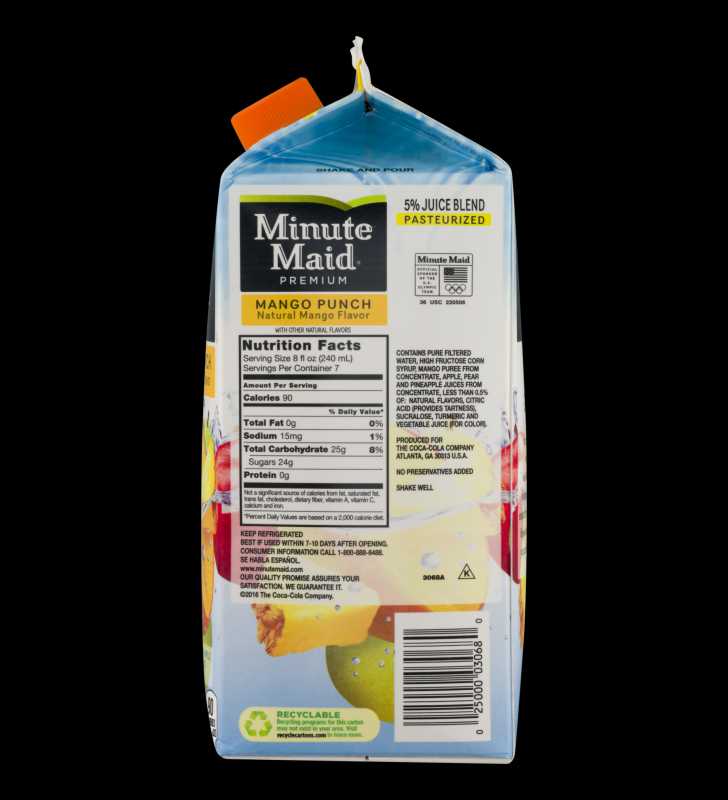 Minute Maid Mango Punch Ubicaciondepersonas Cdmx Gob Mx