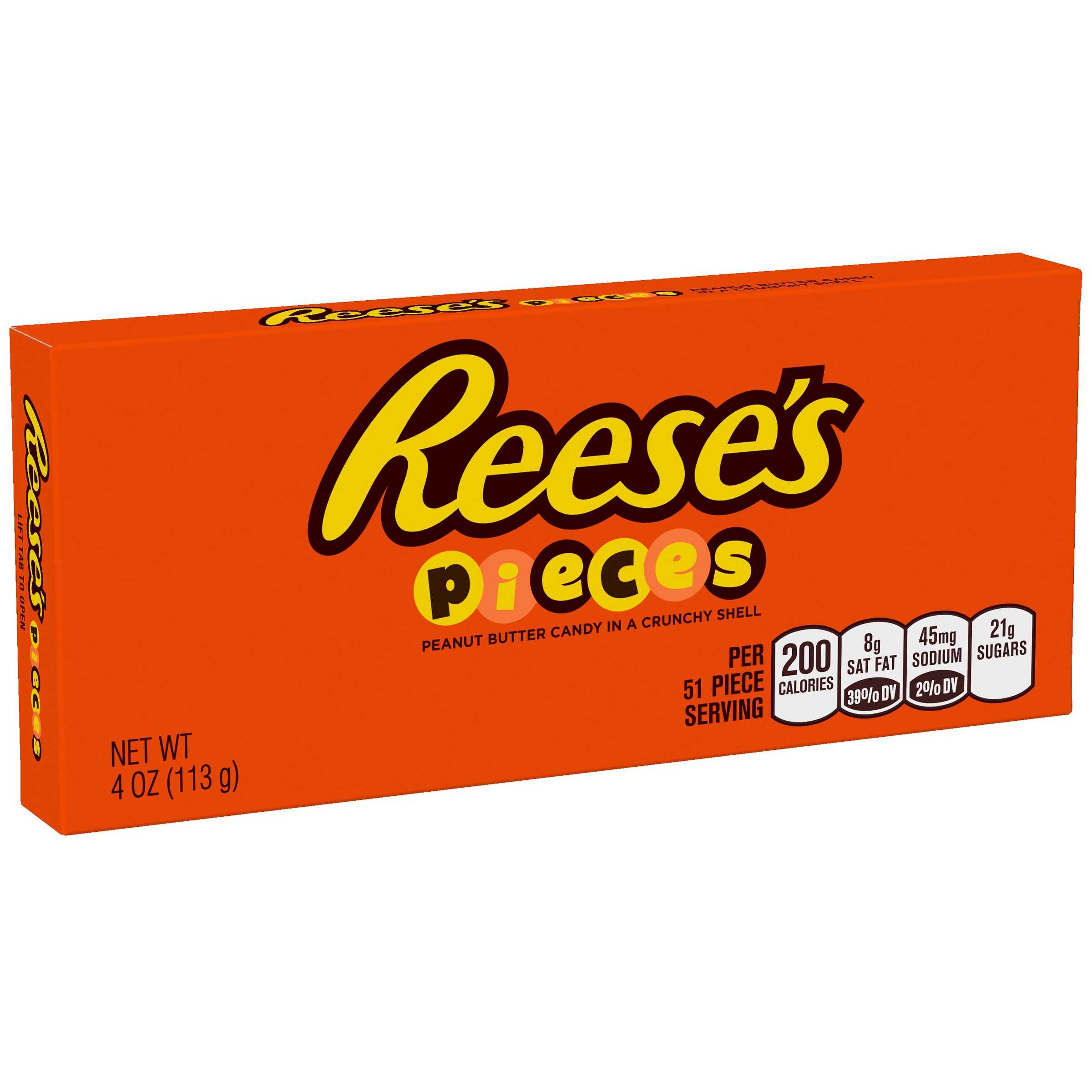 Reese's Pieces Peanut Butter Candy, 4 Oz.