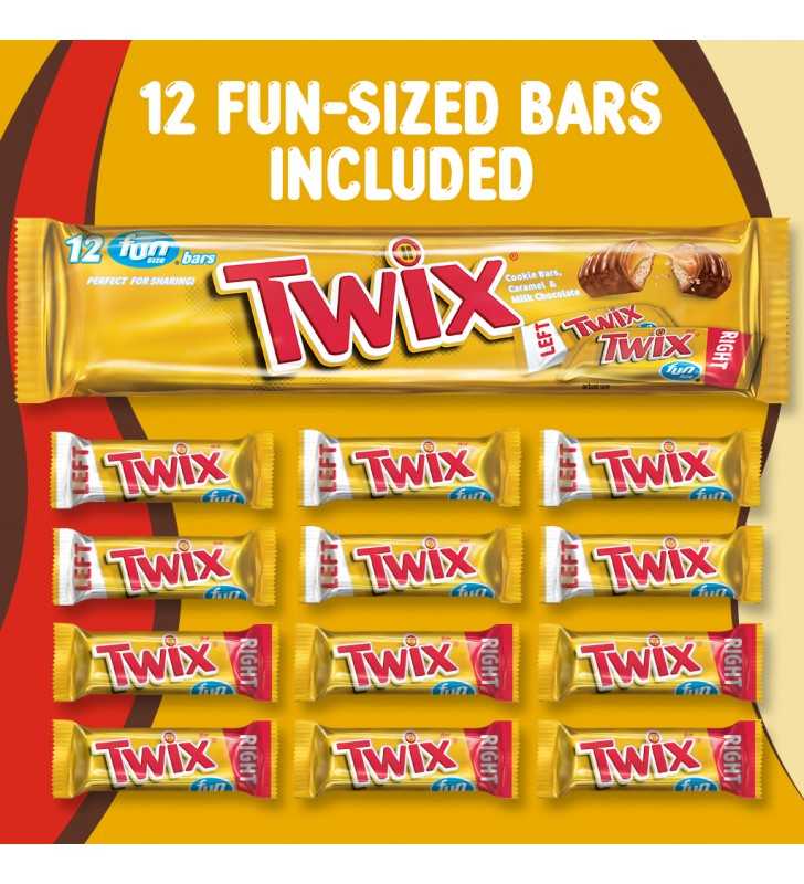 Twix Full Size Caramel Chocolate Cookie Candy Bars (Choose From: 6