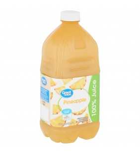 Great Value Pineapple 100% Juice, 64 fl oz
