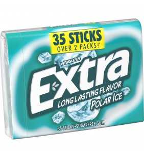 Extra Polar Ice Sugar Free Chewing Gum, 35 Piece Pack