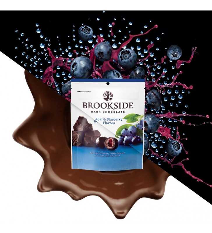 Brookside, Dark Chocolate Acai and Blueberry Flavors, 21 Oz.