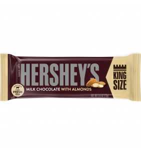 Hershey's, Milk Chocolate with Almonds King Size Candy Bar, 2.6 Oz