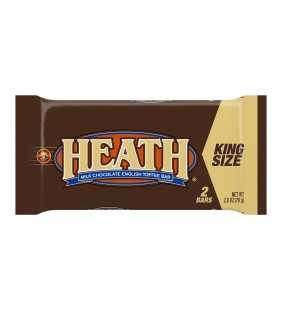 Heath King Size Milk Chocolate English Toffee Bar, 2.8 oz