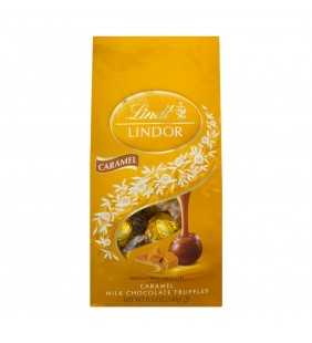 Lindt Lindor Caramel Chocolate Candy Truffles, 8.5 oz Bag