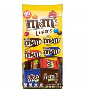 M&M'S Chocolate Candy Fun Size Variety Assorted Mix Bag, 33.08 Ounce, 60 Pieces