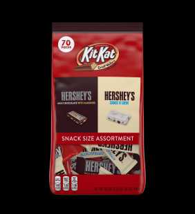 Hershey's, Snack Size Assortment Chocolate Candy, 32.34 Oz.