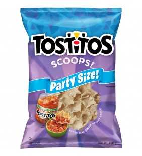 Tostitos Scoops! Tortilla Chips, Party Size, 14.5 oz Bag